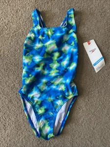 Girls Speedo Endurance Lite Swimsuit Size 10/26 Performance NWT - Picture 1 of 11