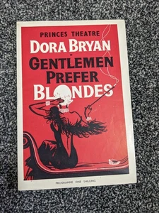 Gentlemen Prefer Blondes Princes Theatre ~ Vintage 1962 Musical Souvenir Program - Picture 1 of 11