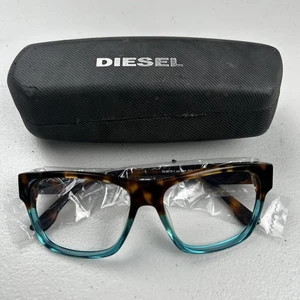 Montatura occhiali da vista Diesel DL0012-1/S 57-16-140 tartaruga acqua turchese + custodia - Foto 1 di 18