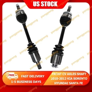 2PCS 2010-2013 Kia Sorento Front CV Axle Shaft Assembly Pair 2.4L/3.5L Auto - Bild 1 von 14
