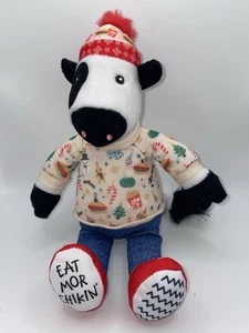 Chick-fil-A Weihnachten 2024 Plüsch Kuh Puppe Spielzeug Chikin 7 Zoll LIMITED EDITION Urlaub - Bild 1 von 5