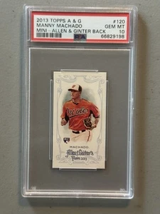 MANNY MACHADO 2013 Topps Allen & Ginter #120 Mini RC Rookie Orioles PSA 10 GEM - Picture 1 of 1