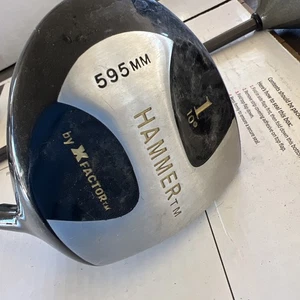 HAMMER 10* Driver by X FACTOR 595mm ~ SmartShaft Graphite Low Torque Super Lite - Picture 1 of 23