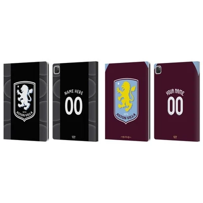 OFFICIAL ASTON VILLA FOOTBALL CLUB 2025/26 KIT LEATHER BOOK CASE FOR APPLE iPAD - Image 1 of 4