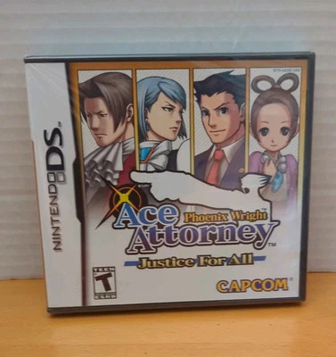 Pheonix Right Ace Attorney Justice for All (Nintendo DS) NEW Sealed Capcom - Image 1 of 4