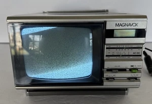 Magnavox CRT TV Radio BD3911 Portable Retro Video Gaming 5” Works Power Cord - Picture 1 of 18