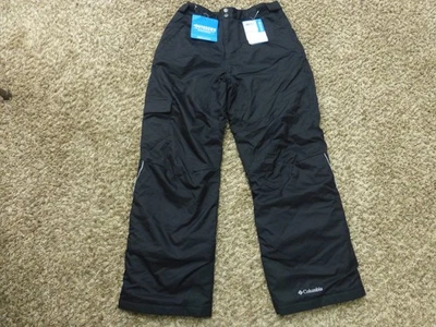 Columbia Youth Arctic Trip Cargo Snow Pants Black Size Large Omni Heat - Image 1 of 4