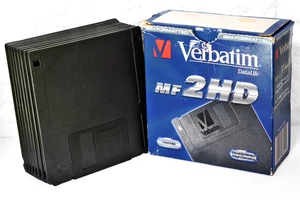 Verbatim MF2HD 3.5" 1.44MB Floppy Discs Pack of 9, Unused. Diskettes 90mm - Afbeelding 1 van 2
