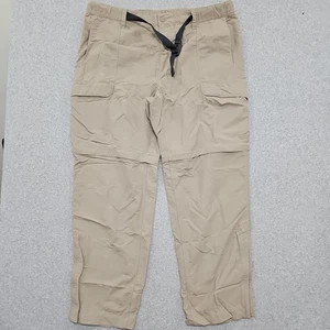 Pantalone convertibile The North Face uomo XXL kaki escursionismo outdoor orlo zip - Foto 1 di 21