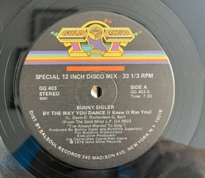 Disco: BUNNY SIGLER "By the Way you Dance" 1979 12" Vinyl GG 403 VG+ Salsoul - Picture 1 of 2