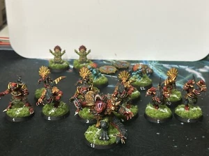 Blood Bowl - Lizardmen | Echsenmenschen Team - gut bemalt - Bild 1 von 7