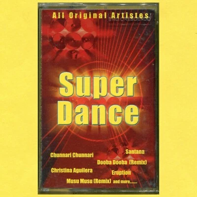 SANTANA~Christina Aguilera~QUEEN~Rick Astley~SUPER Dance INDIAN Cassette LP~Tape - Image 1 of 4