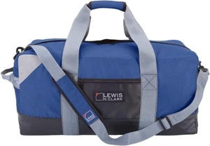 Lewis N. Clark Unisex-Erwachsene 24 Zoll strapazierfähiger Seesack mit Neopren-Zahnradtasche, blau - Bild 1 von 7