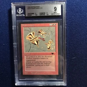 MTG Antiquities Shatterstorm BGS 9 MINT (9.5 edges) 1994 - Picture 1 of 2