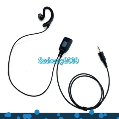 G Shape Earhook Headset Earphone Earpiece For ICOM IC-M33 IC-M25 IC-M34 IC-M37 - Image 1 of 3
