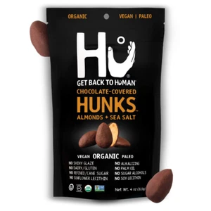 nks Vegan Chocolate Covered Almonds with Sea Salt | 2 Pack | Non-Gmo, Gluten Fre - Picture 1 of 7