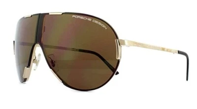 Gafas de sol PORSCHE DESIGN P'8486 A-oro aviador plegables auténticas nuevas Foto 1 de 4