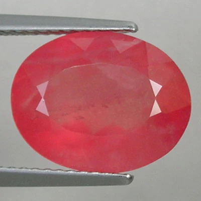 5.53 ct ULTRA RARE NATURAL GLOW PINK RHODOCHROSITE TRANSPARENT AS PICTURE  4M - Image 1 of 2