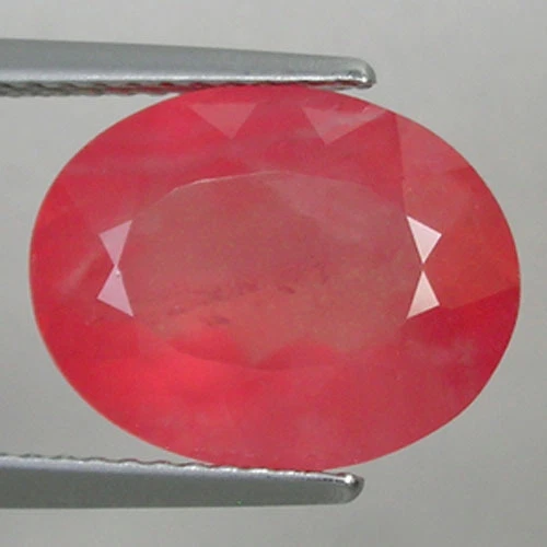 5.53 ct ULTRA RARE NATURAL GLOW PINK RHODOCHROSITE TRANSPARENT AS PICTURE  4M - Image 1 of 2