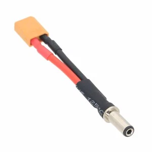 Male DC 5.5 x 2.1mm barrel to XT30 Male cable 16AWG 5CM Lipo Battery Supply FPV - Picture 1 of 2
