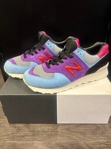NEW MENS NEW BALANCE 574 LOUIS DE GUZMAN MULTI COLOR FLO3S02-670 - Picture 1 of 10