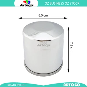 Motorcycle Engine Silvery Oil Filter Fit Honda CB650 F2 1991 1992 - Picture 1 of 2