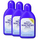 Milk of Magnesia Liquid Mint Gentle Soothing Relief 200ml - 3 Pack