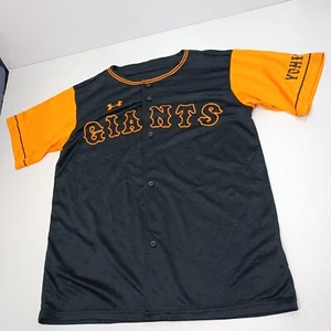 Under Armour Yomiuri Giants NPB Japan Baseball Jersey Mens Size M Medium Orange - Picture 1 of 9