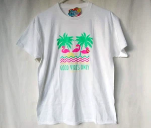 Youth Unisex Kids Boy Girl XL Panama City Beach FL Flamingo T-Shirt Top New - Picture 1 of 7