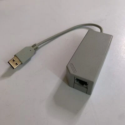 Official Nintendo Wii Switch LAN Ethernet Adapter RVL-015 - Image 1 of 4