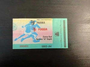 BIGLIETTO STADIO TICKET - PARMA vs FOGGIA - STAGIONE 1993-934 - Imagen 1 de 2