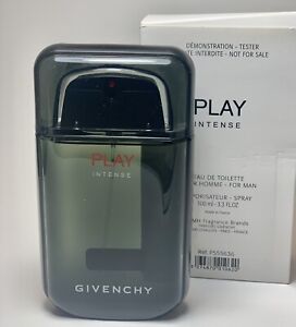 Givenchy Play Intense Eau De Toilette Spray for Men 3.4oz 100ml Tester Box