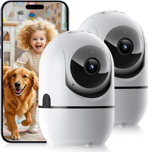 Indoor Security Camera, 5G&2.4G Wifi Security Cameras Wireless Indoor for Home S - Picture 1 of 9