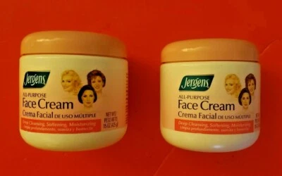 2 УПАКОВКИ JERGENS ВСЕ НАЗНАЧЕНИЯ КРЕМ ДЛЯ ЛИЦА ГЛАДКАЯ КОЖА УВЛАЖНЯЮЩИЙ КРЕМ СМЯГЧЕНИЕ/15 УНЦИЙ  - Изображение 1 из 4