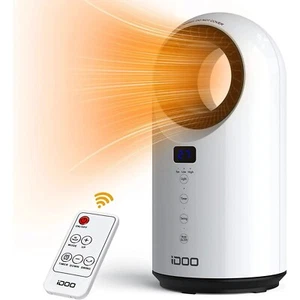 Electric Space Heater: W/ Remote Heats 300Sqft FAST in 2S!! 3 modes & Cost Effc! - Picture 1 of 6