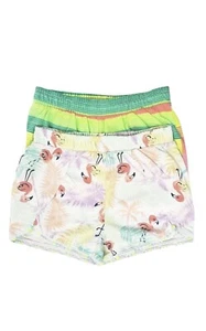 Toughskins girls Paper bag shorts with pompom trim 2 piece size M 5/6 - Picture 1 of 7