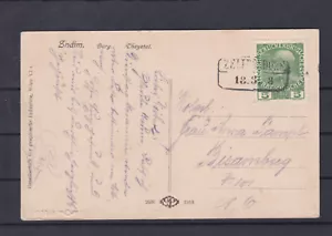 Bahnhofkastenstempel Zellerndorf (Niederösterreich) gelaufen 18.8.03 - Bild 1 von 2