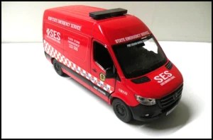 Australian NSW SES Recovery Mercedes Sprinter Van Custom Graphics 1/48 Emergency - Picture 1 of 5