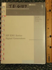 HP ESG series Signal Generators Quick Reference Guide Manual ~ Original - Picture 1 of 7