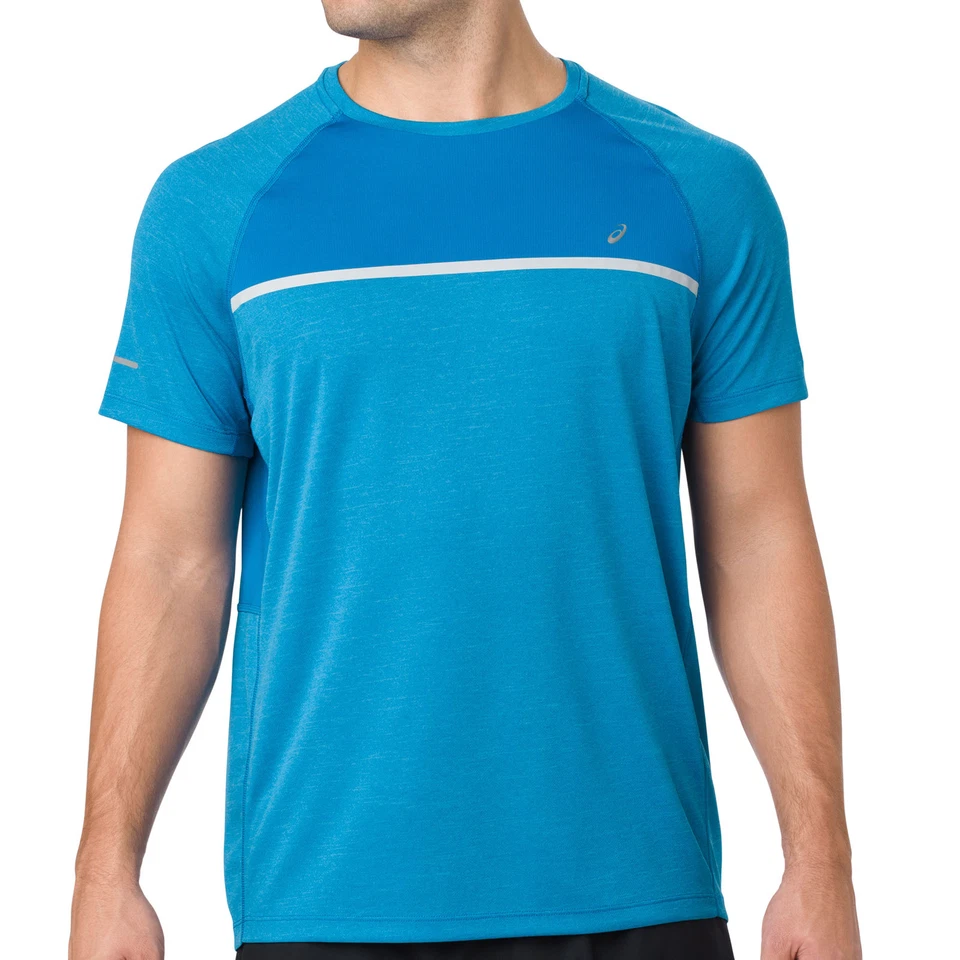 Asics Performance Ss Shortsleeve Top Camiseta de Hombres Running Entrenar Nuevo - Imagen 1 de 1