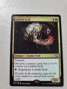 1x Lotleth Troll - Commander 2015 Magic the Gathering MTG LP Free Shipping - Picture 1 of 2
