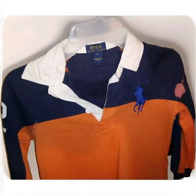 🐎Polo ralph lauren (Big polo Horse) Shirt Boys Size 5 Long Sleeve - Image 1 of 4