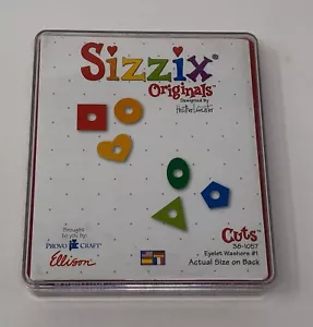 Sizzix Originals Die Cut: Red Large (Eyelet Washers #1) 38-1057 - Picture 1 of 3