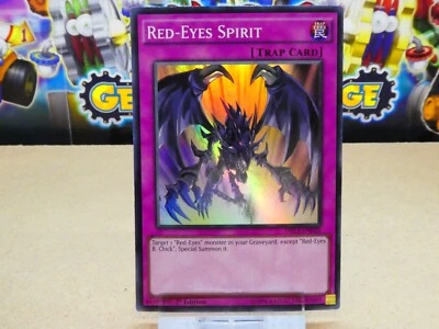 YUGIOH! Rotäugiger Geist DRL2 EN020/ Near Mint/ Super Rare/ 1. Auflage/ Englisch - Bild 1 von 2