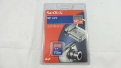 SanDisk 512 MB Class 2 Secure Digital Card (SDSDB-512-A10) - Image 1 of 2