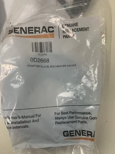 Generac 0D2668 Rochester Gauge Adapter Plate 4 x 4 x 1/4 - Picture 1 of 2