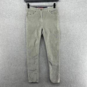 Johhnie B Boden Jeans Girls Size 11 Gray 5 Pocket Felt Straight Adjustable - Picture 1 of 13
