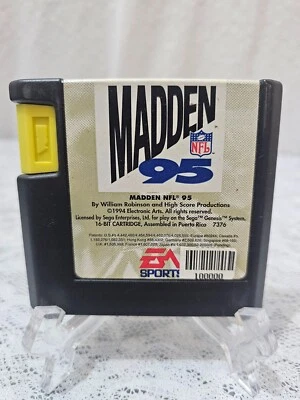 Madden NFL 95 (Sega Genesis, 1994) - Image 1 of 2