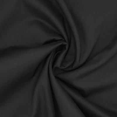 Liberty Fabrics Black F Plain Tana Lawn™ Cotton - Half Metre or Metre - Image 1 of 4