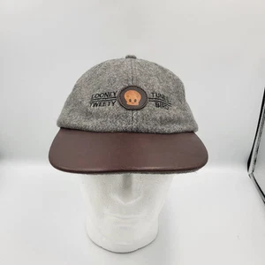 Gorra de lana ajustable vintage 1991 Looney Toons Tweety Bird unisex gris lana - Imagen 1 de 9